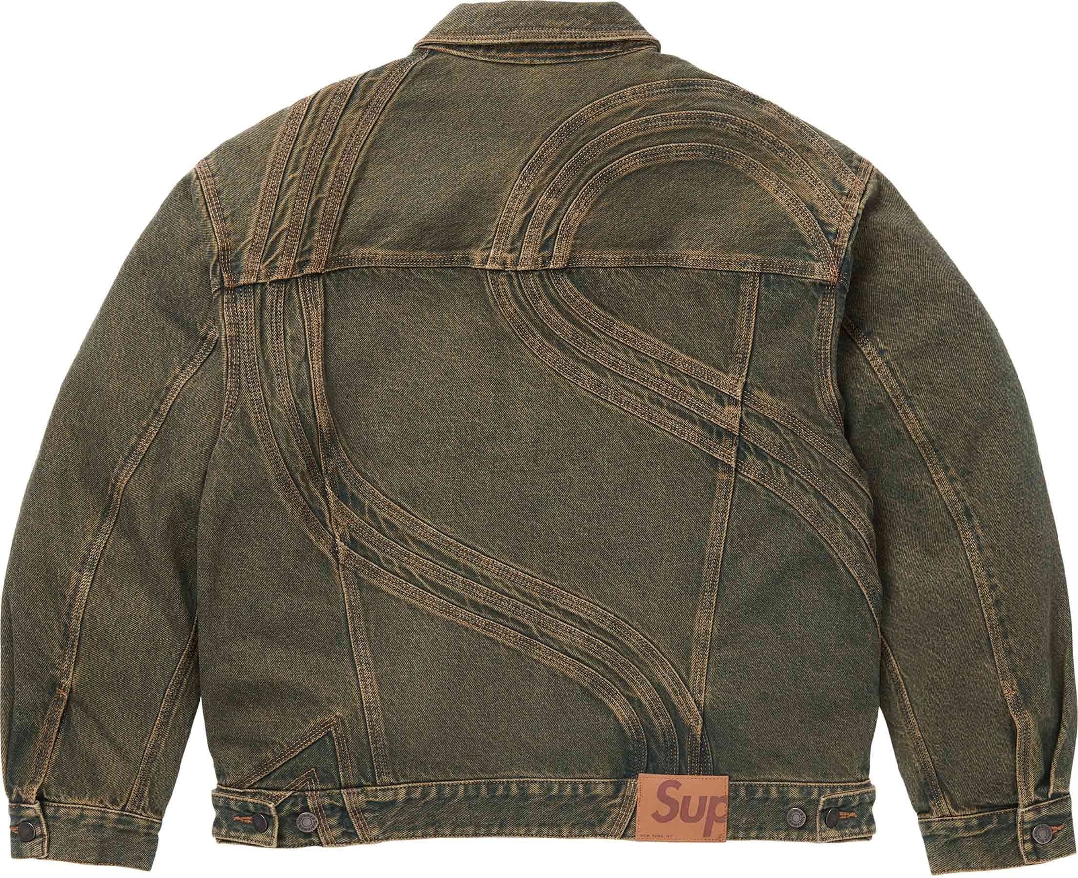 S Logo Denim Trucker Jacket view 10